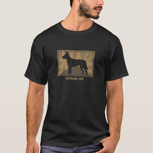 Erdiger Carolina-Hund T-Shirt (Vorderseite)