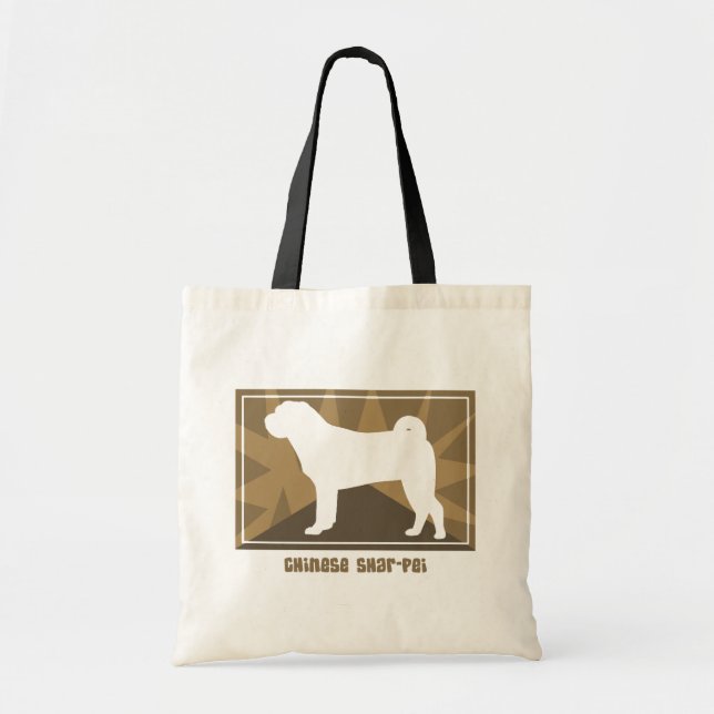 Erdiger Chinese Shar Pei Tragetasche (Vorne)