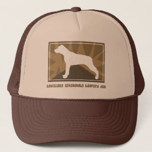 Erdiger Leopard-Hund Louisianas Catahoula Truckerkappe