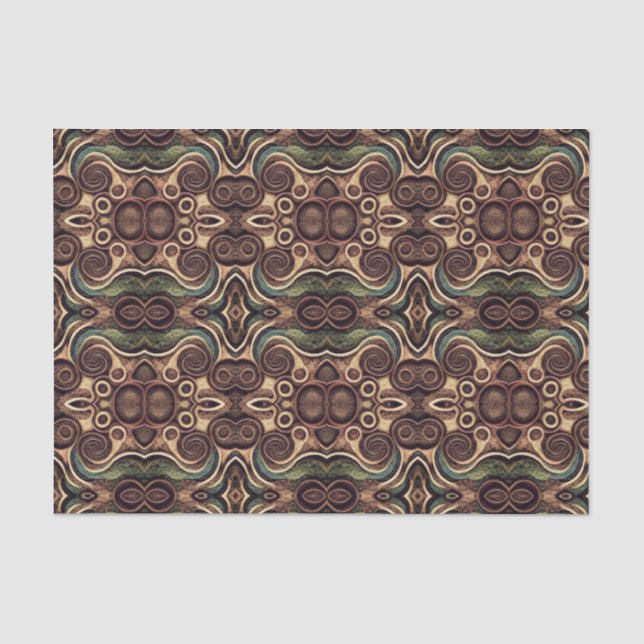 Erdkaleidoskop Seidenpapier (Vorderseite)