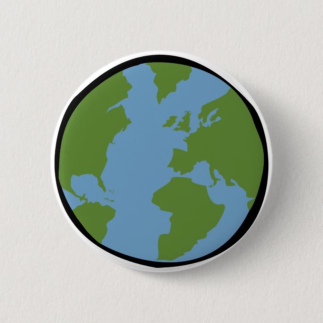 Erdknopf Button (Vorderseite)