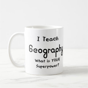 Erdkunde unterrichten kaffeetasse