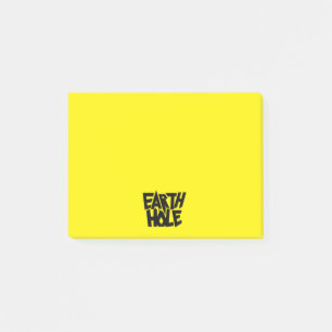 Erdloch-Post-It-Notizen Post-it Klebezettel
