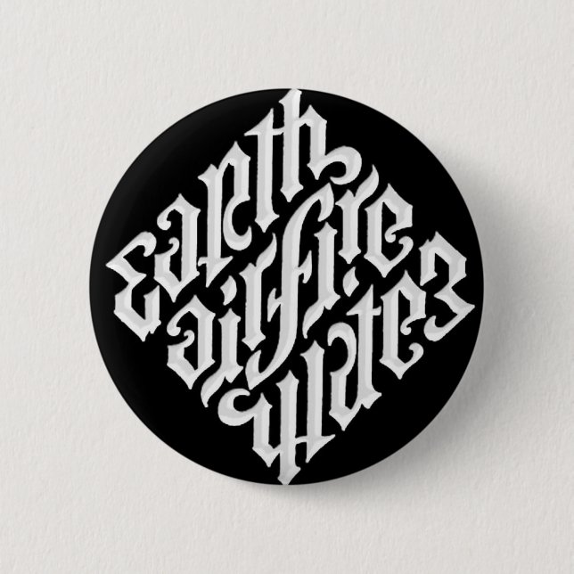 ERDluft-FEUER U. WASSER Button (Vorderseite)