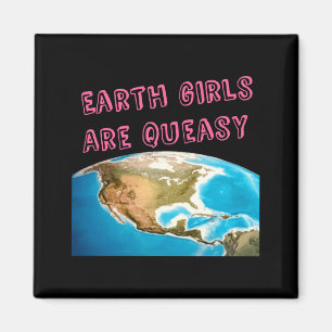 Erdmädchen sind lustige feministische T-Shirts mit Magnet
