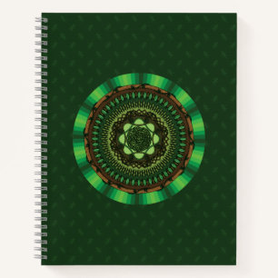 Erdmandala-Spiralblock Notizbuch
