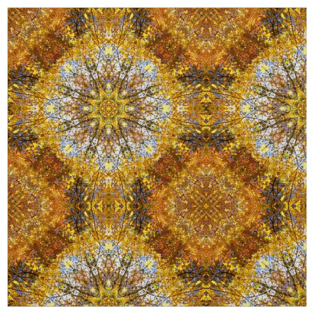 Erdmandalenmuster Stoff (Muster)