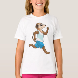 Erdmännchen beim Sportlaufen T-Shirt