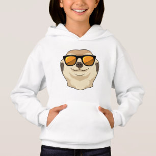 Erdmännchen mit Sonnenbrille Hoodie