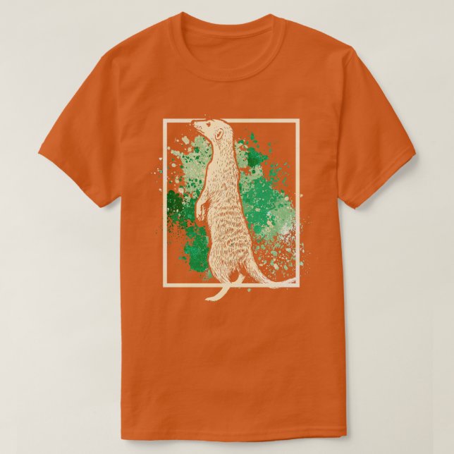 Erdmännchen Suricata T-Shirt (Design vorne)