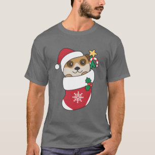 Erdmännchen Weihnachten Schnee Winter Tiere Freund T-Shirt