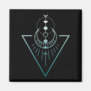 Erdmondphasen Magnet