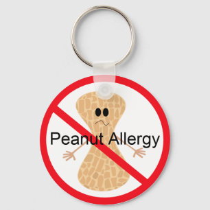 Erdnuss-Allergie-Schlüsselanhänger Schlüsselanhänger