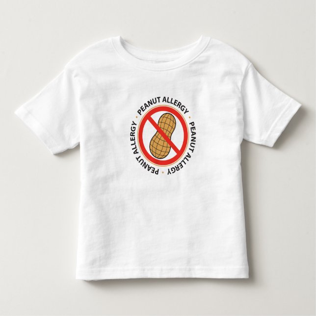 Erdnuss-Allergie-T - Shirt (Vorderseite)