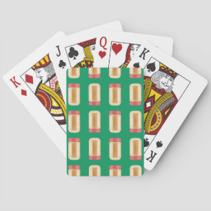 Erdnuss Butter Jar Columns - Green Playing Cards Spielkarten