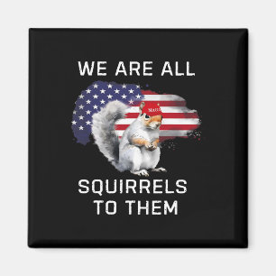 Erdnuss das Eichhörnchen - Gerechtigkeit für Erdnu Magnet