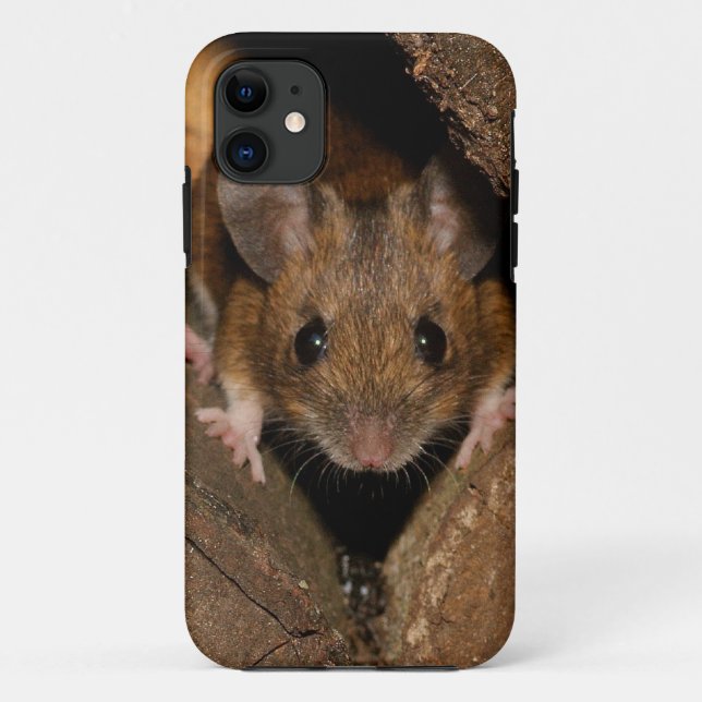 Erdnuss die hölzerne Maus Case-Mate iPhone Hülle (Rückseite)