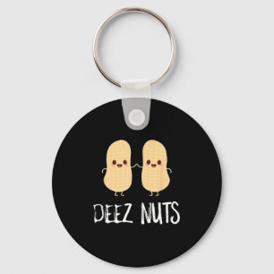 Erdnuss Essen Lustig Kawaii Süß Meme Deez Nuts Sch Schlüsselanhänger