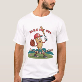 Erdnuss geht in das Ballspiel T-Shirt