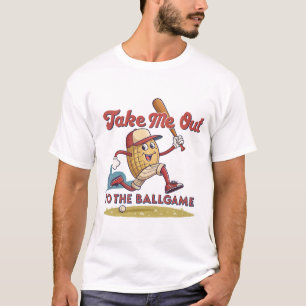 Erdnuss im Bat: Baseballspass T-Shirt