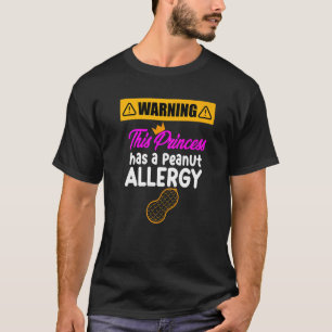 Erdnuss Lebensmittelallergie Aufklärung Monat Aqua T-Shirt