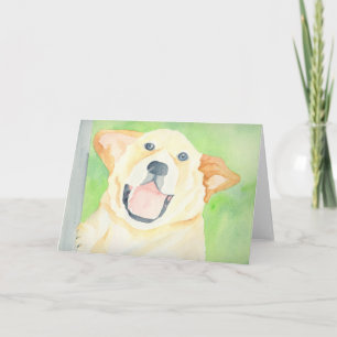 Erdnuss-niedliche Beagle-Raum-Gruß-Karte Karte