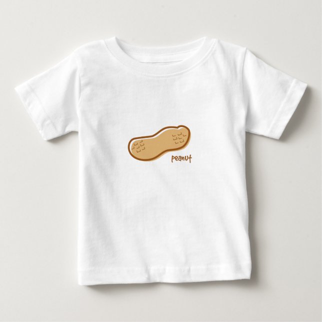 Erdnuss-Säugling Baby T-shirt (Vorderseite)