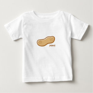 Erdnuss-Säuglings-lange Hülse Baby T-shirt