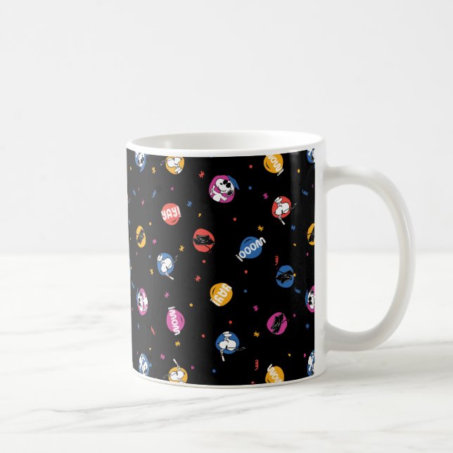 Erdnuss Snoopy Abschlussfeier Muster Kaffeetasse (Rechts)