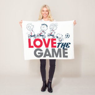 Erdnussbande - Liebe Fleecedecke