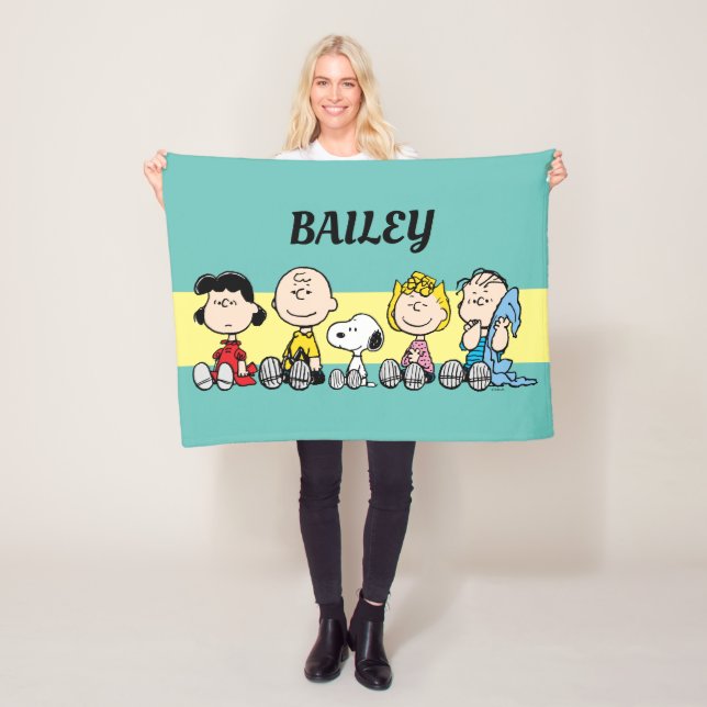 Erdnussbande zusammensitzen fleecedecke (Beispiel)