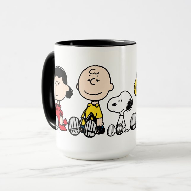 Erdnussbande zusammensitzen tasse (Vorderseite Links)