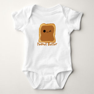 Erdnussbutter Baby Strampler
