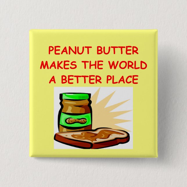 Erdnussbutter Button (Vorderseite)