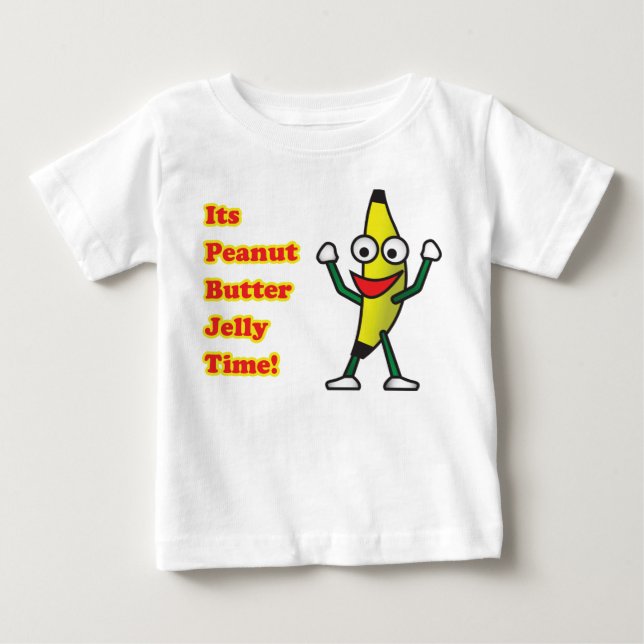 Erdnussbutter-Gelee-Zeit Baby T-shirt (Vorderseite)