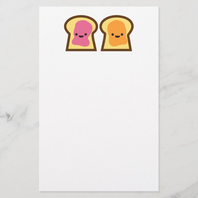Erdnussbutter-Gelee-Zeit! Briefpapier (Vorderseite)