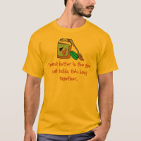 Erdnussbutter-Liebhaber-T - Shirt mit Grafik