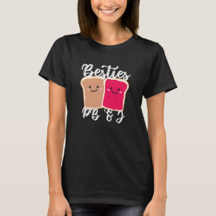 Erdnussbutter Mädchen beste Freundinnen Süße Pb&j  T-Shirt