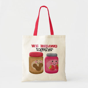 Erdnussbutter-u. Gelee-Budget-Taschen-Tasche Tragetasche