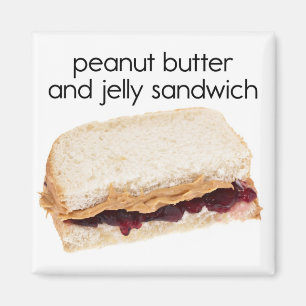 Erdnussbutter u. Gelee-Sandwich-Kühlschrank-Magne Magnet