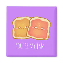 Erdnussbutter und Erdbeere Jelly Toast