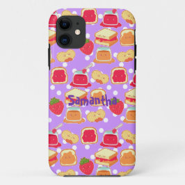 Erdnussbutter und Erdbeerjelly Case-Mate iPhone Hülle
