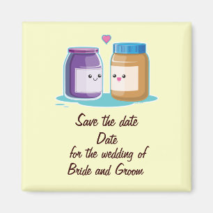 Erdnussbutter und Gelee Magnet