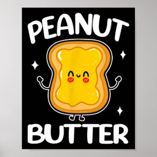 Erdnussbutter und Gelee-Paar-Matching Halloween Poster