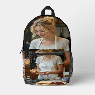 Erdnussbutter und Gelee Sandwich individuell Bedruckter Rucksack