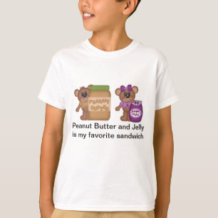 Erdnussbutter und Gelee-Sandwich T-Shirt