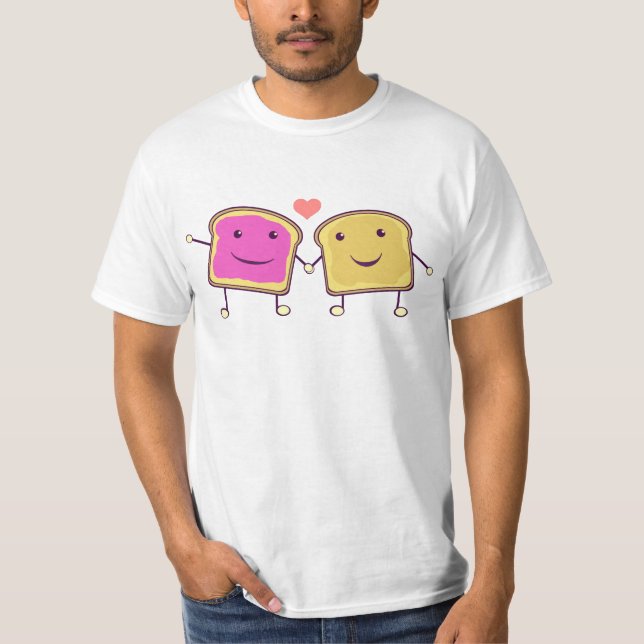 Erdnussbutter und Gelee T-Shirt (Vorderseite)