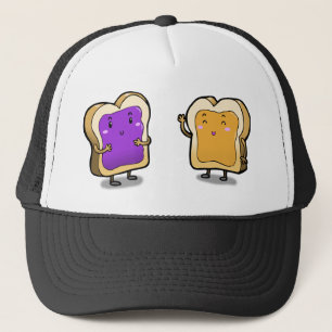 Erdnussbutter und Gelee Truckerkappe