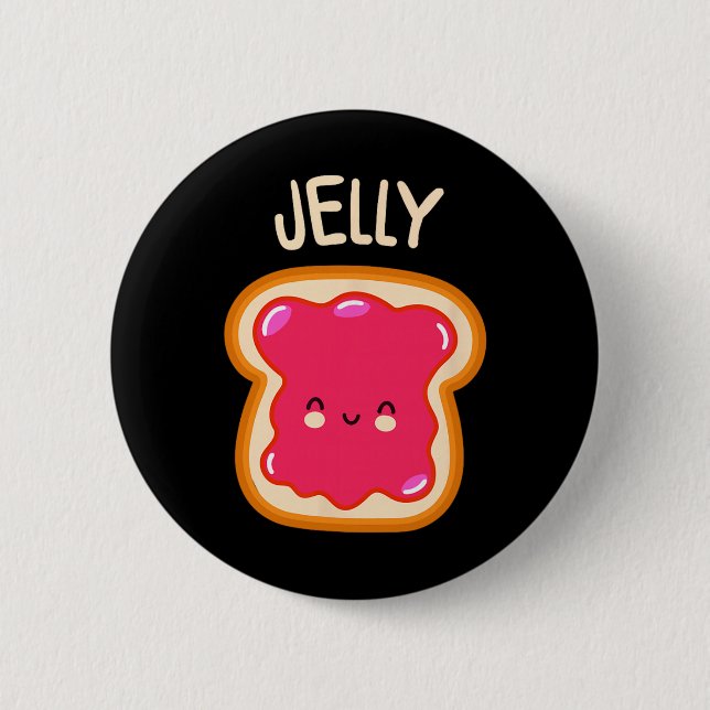Erdnussbutter und Gelee Zwillings-Beste-Freunde-Ma Button (Vorderseite)
