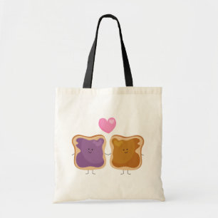 Erdnussbutter und Jelly-Liebe-Tote-Tasche Tragetasche